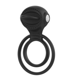 Anneau vibrant 1 seul mode de vibration très extensible noir - COR-043BLK